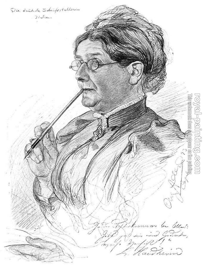 Christian Wilhelm Allers : Portrait of Luise Haidheim